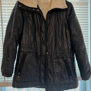 Kenneth Cole Black Women's Puffer Jacket